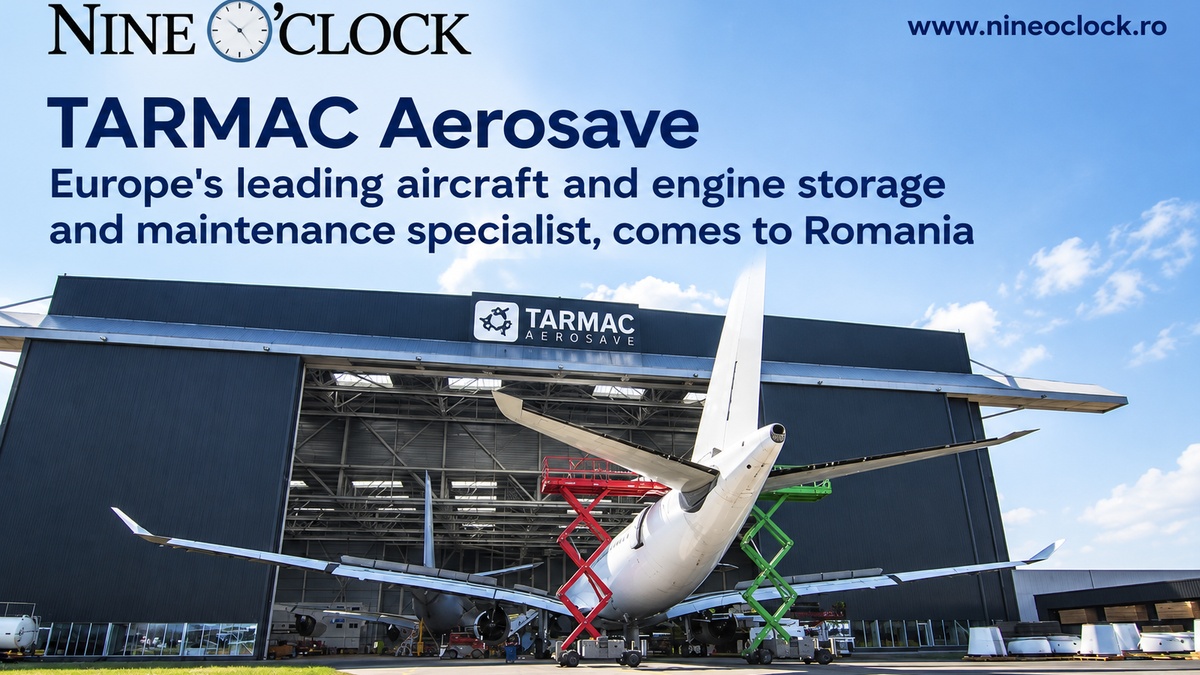 TARMAC Aerosave, Europe’s leading aircraft and engine storage and maintenance specialist, comes to Romania