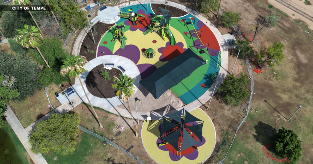 Tempe unveils renovated playgrounds at Kiwanis and Daley parks