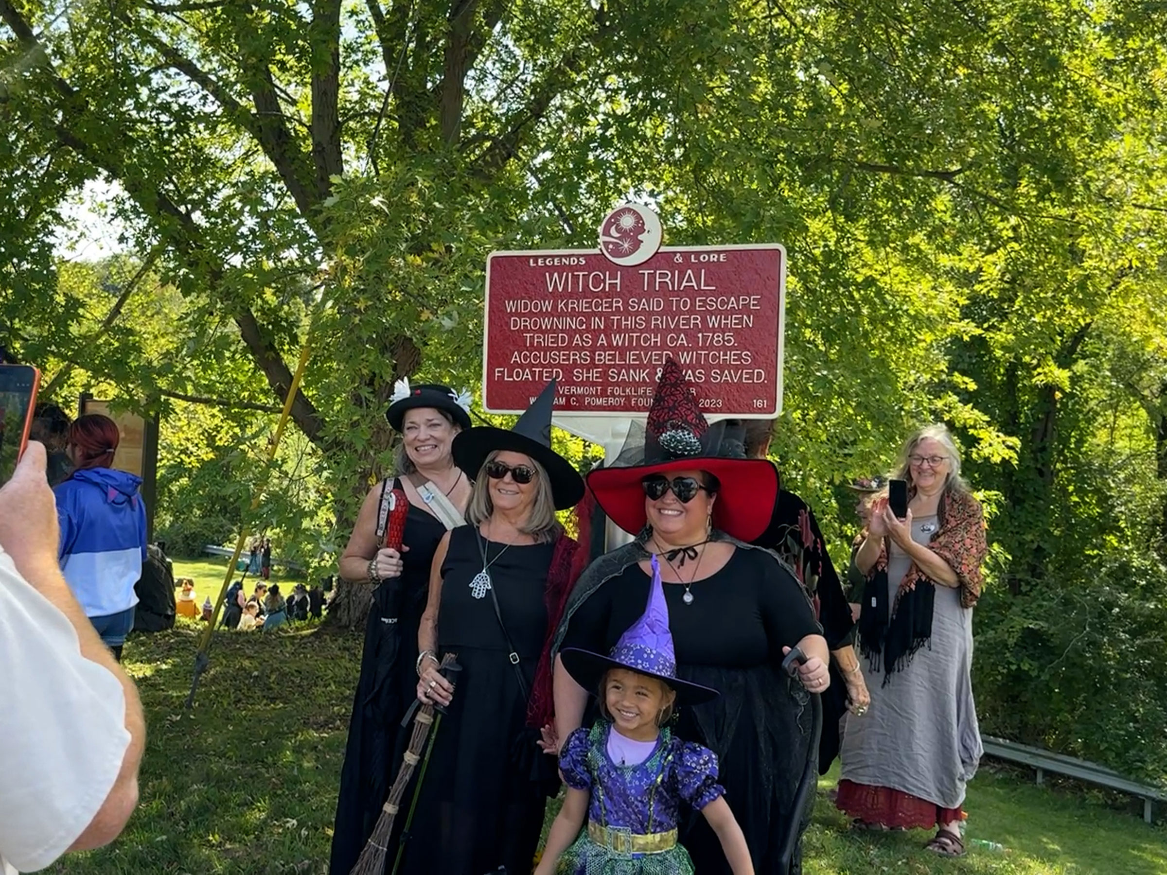 The Witches’ Walk in North Pownal Attracts a Spooky Crowd
