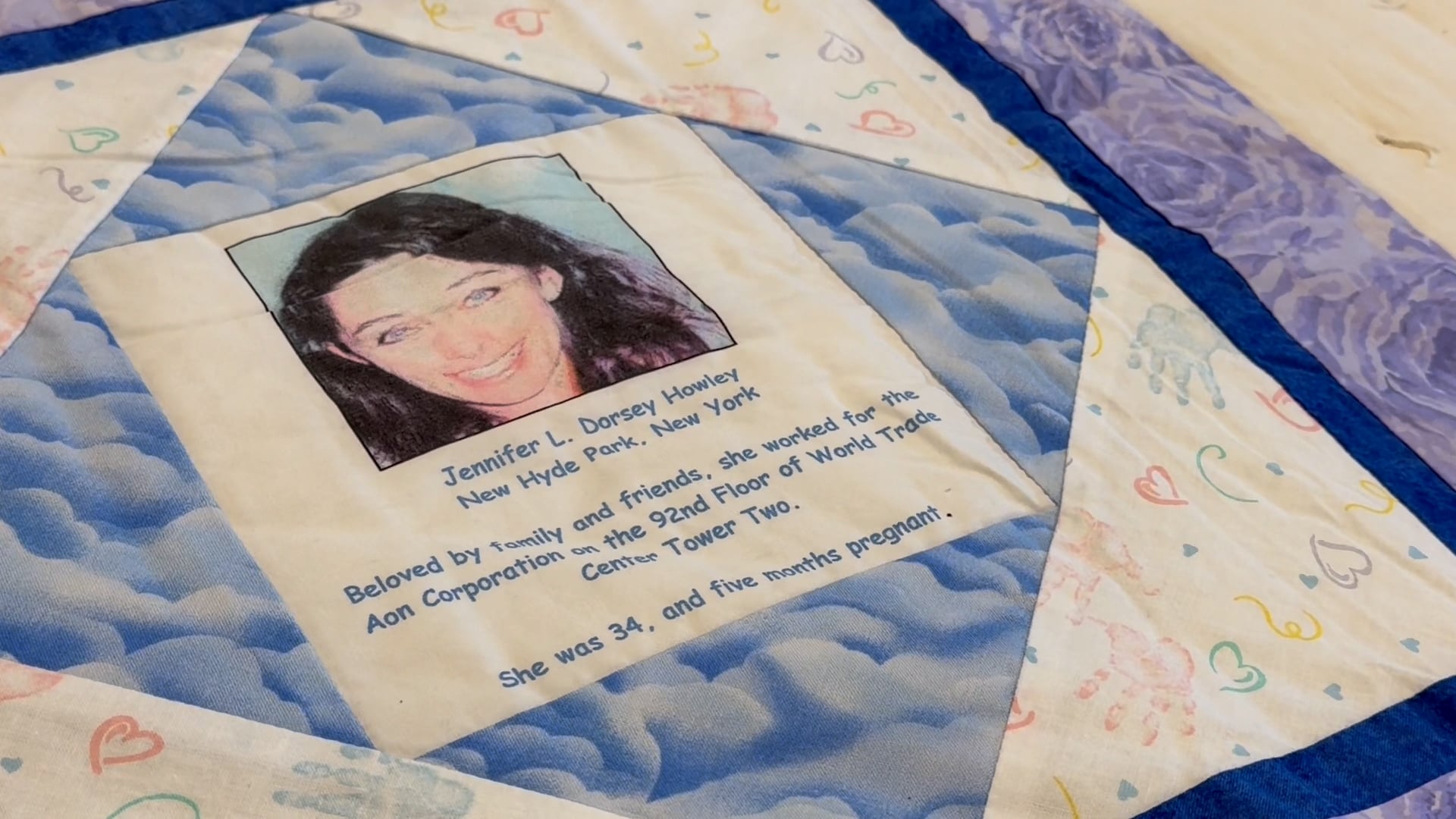 "They tell a really rich story", Lincoln Museum receives panels of 9/11 Memorial Quilt featuring every victim