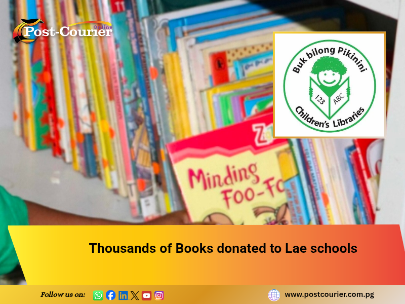 Thousands of Books donated to Lae schools