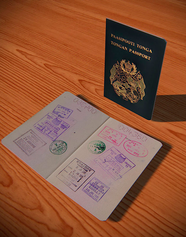 Tonga passport