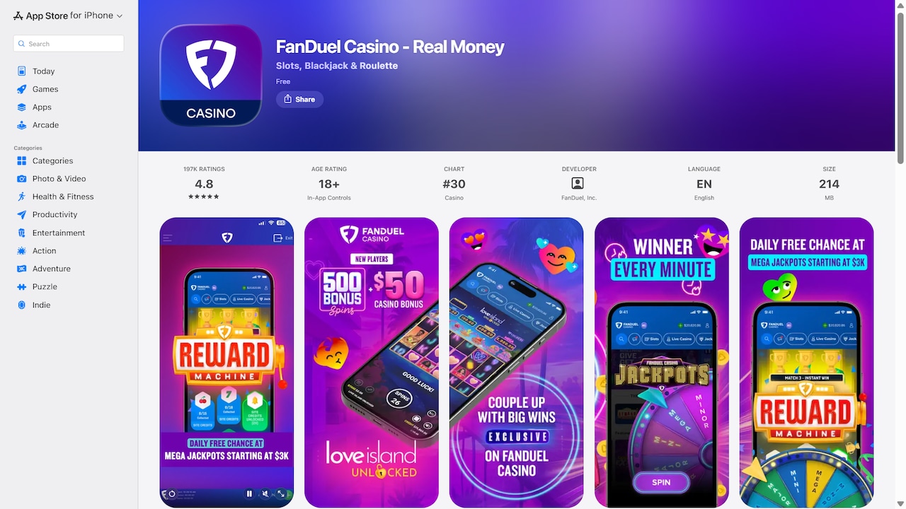 FanDuel Casino app on the App Store.