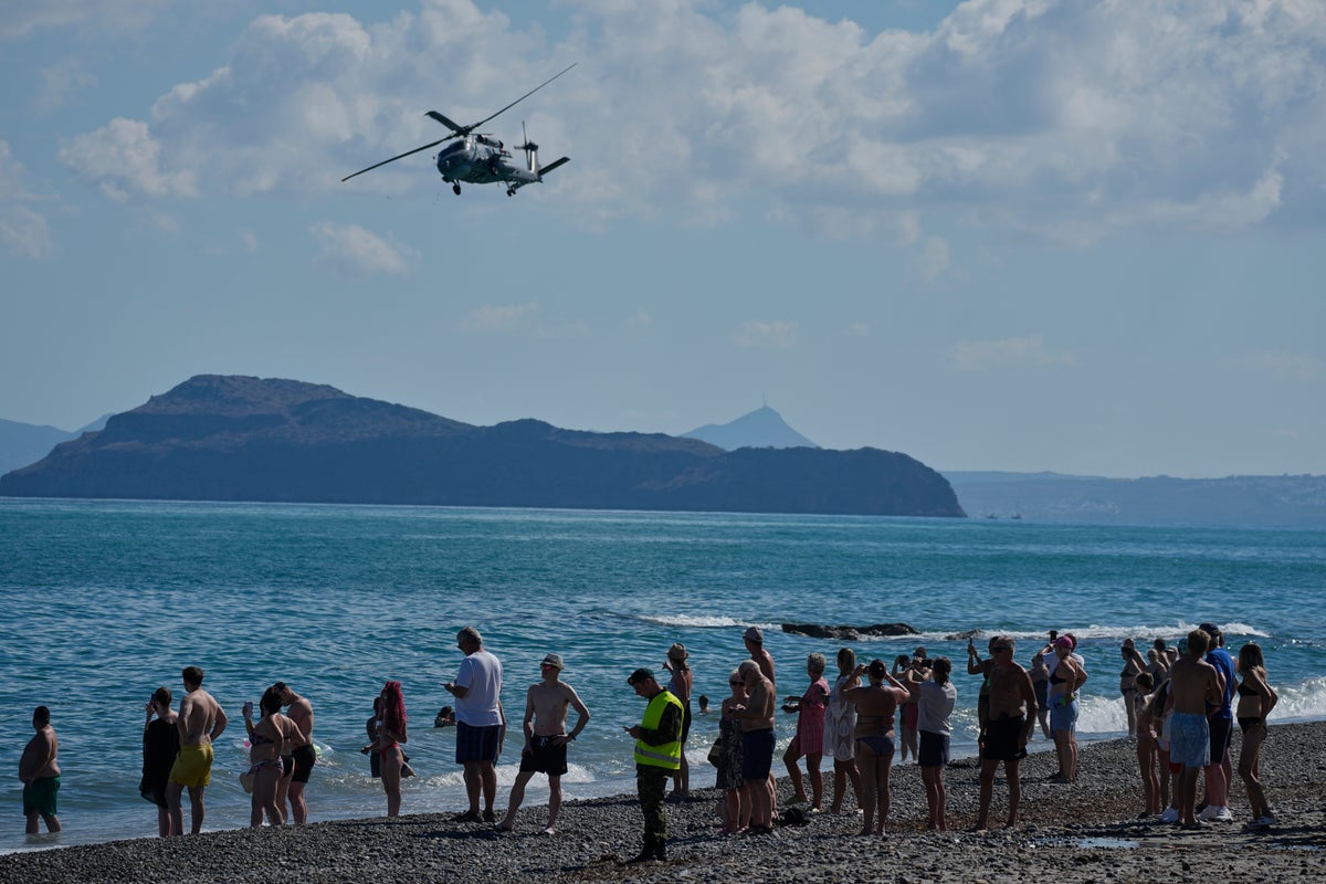 Tourists get a front-row view of military drills on Crete as Mediterranean alliances grow