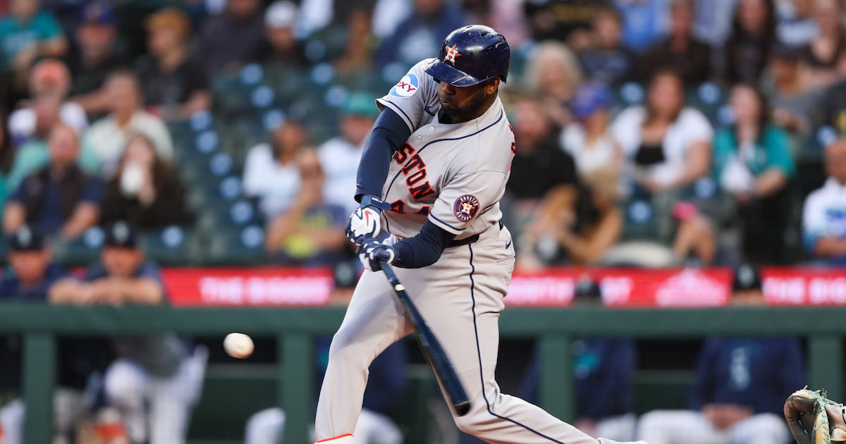 Triple Crown still within reach for Astros slugger Yordan Alvarez after big game in Seattle
