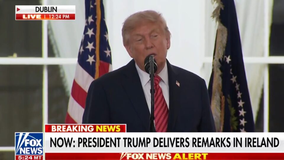 Trump in Dublin: "you're killing yourselves" on immigration