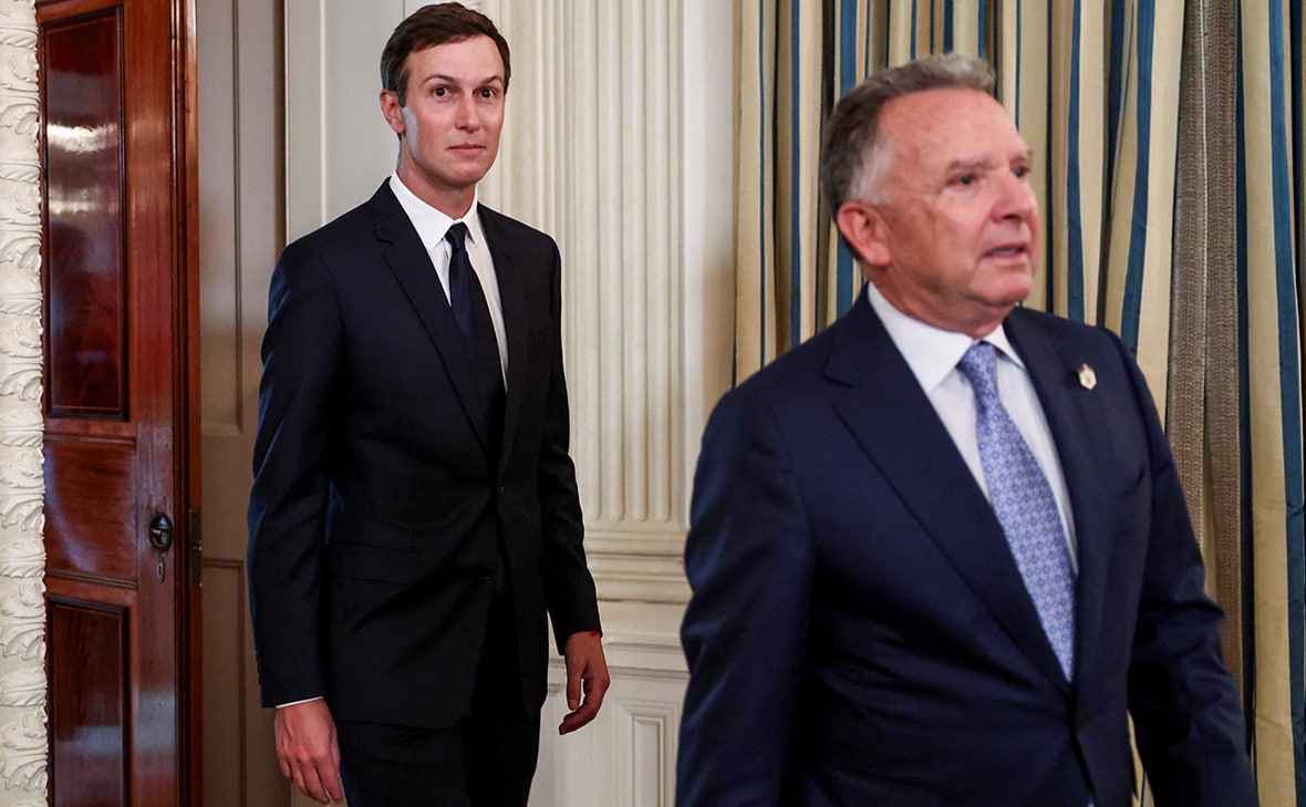 Trump said Whitcoff and Kushner are bringing Moscow and Kyiv a proposal to end the war