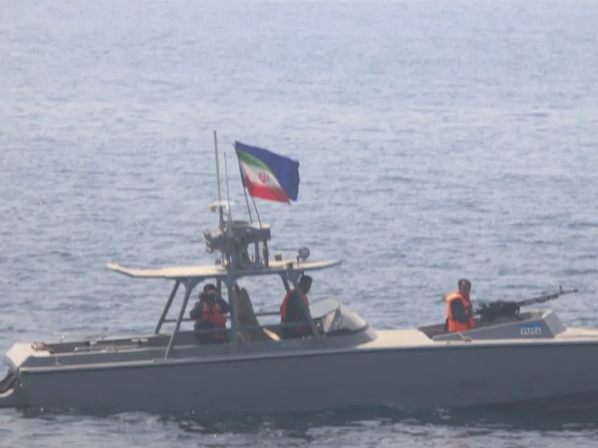 US drone strike destroys two Iranian boats attempting to seize naval vessel in Strait of Hormuz