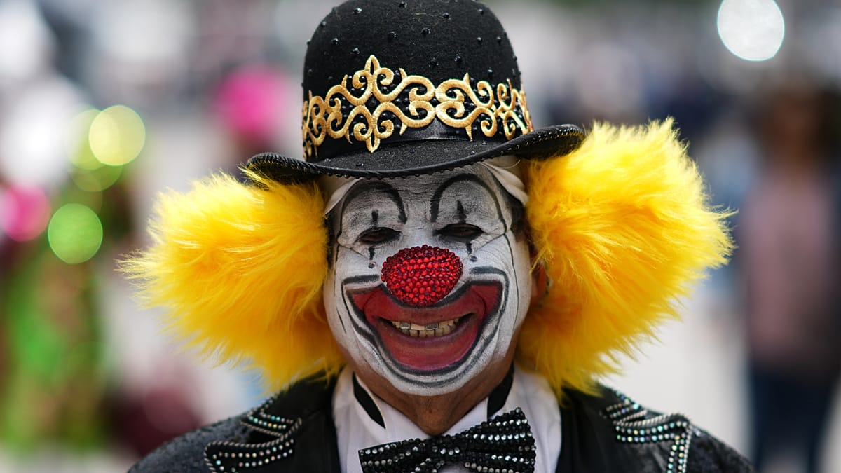 Video. Clowns take over the streets of Brazil’s historic Mariana
