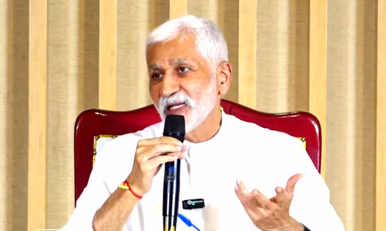 Vijayasai Reddy announces about new party, outlines vision, says he is not CM candidate