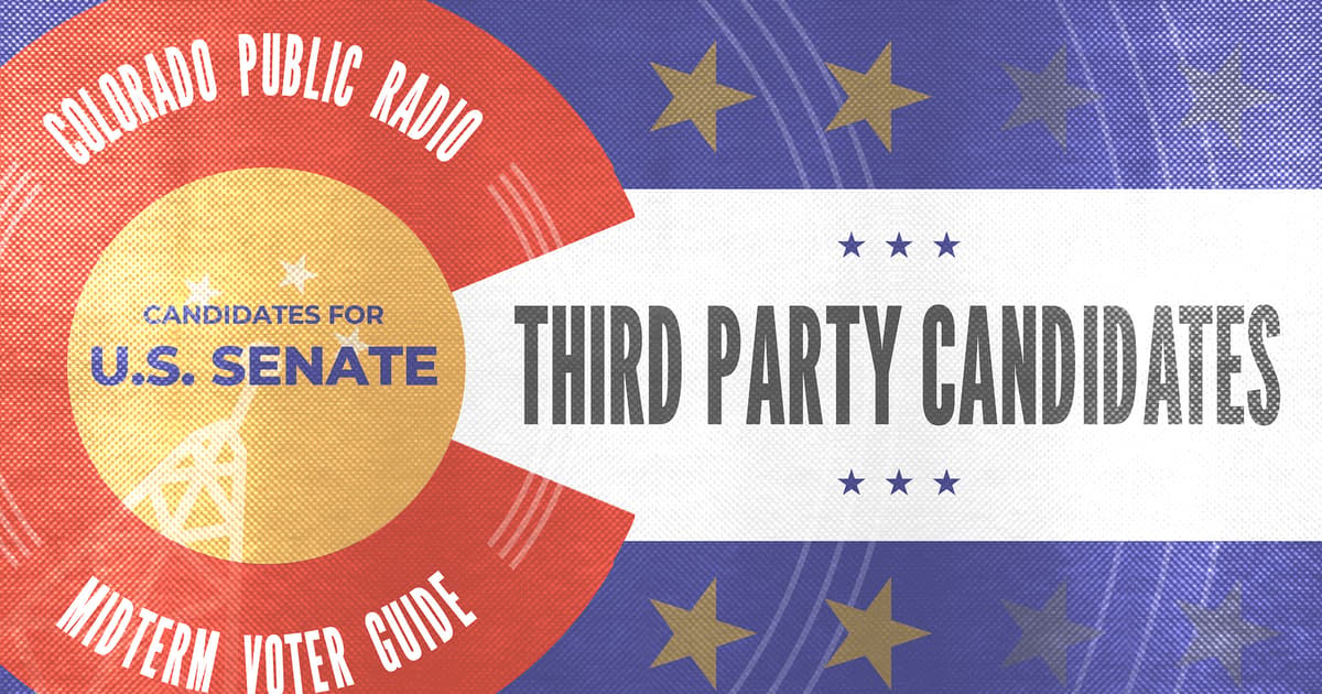 Voter guide for Colorado US Senate third-party candidates