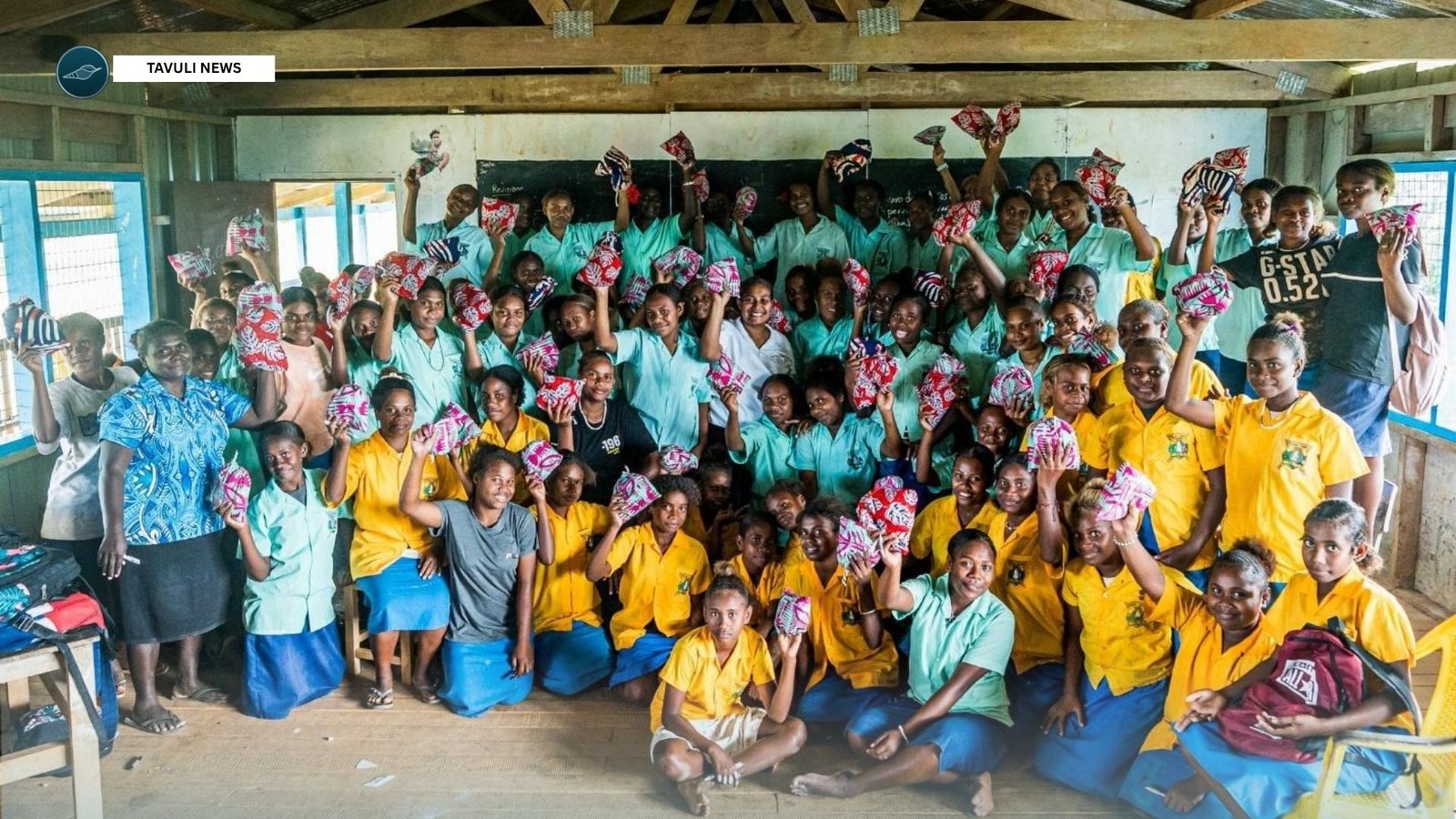 WVSI assists Girls with Sanitary Kits at remote Guadalcanal School
