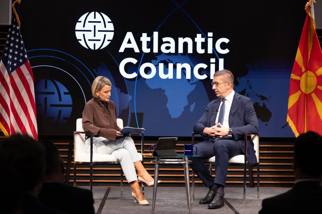 We deliver on our promises, Mickoski says before the Atlantic Council
