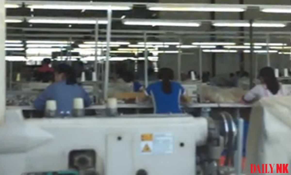 Workers at a factory in China