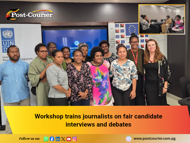 Workshop trains journalists on fair candidate interviews and debates