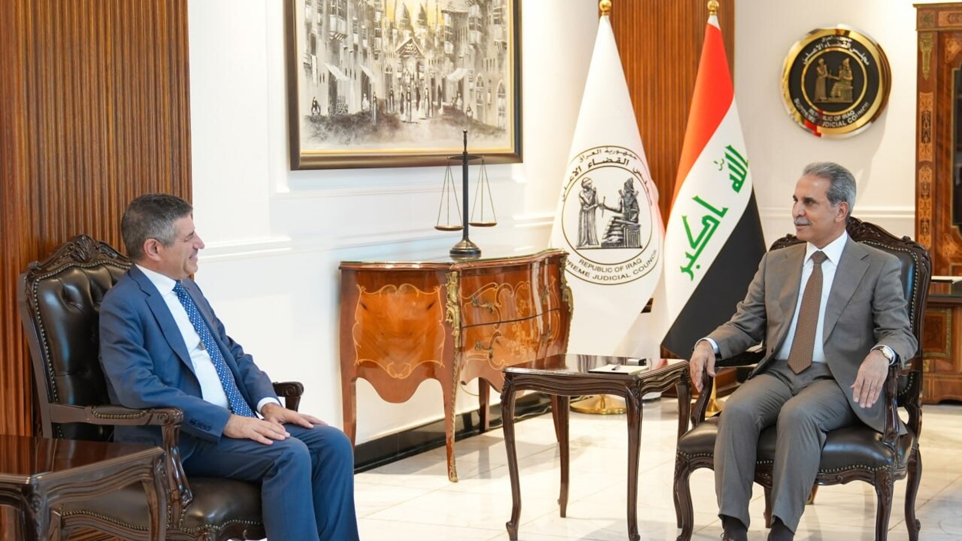 Zidan and U.S. envoy discuss plan on state monopoly on arms