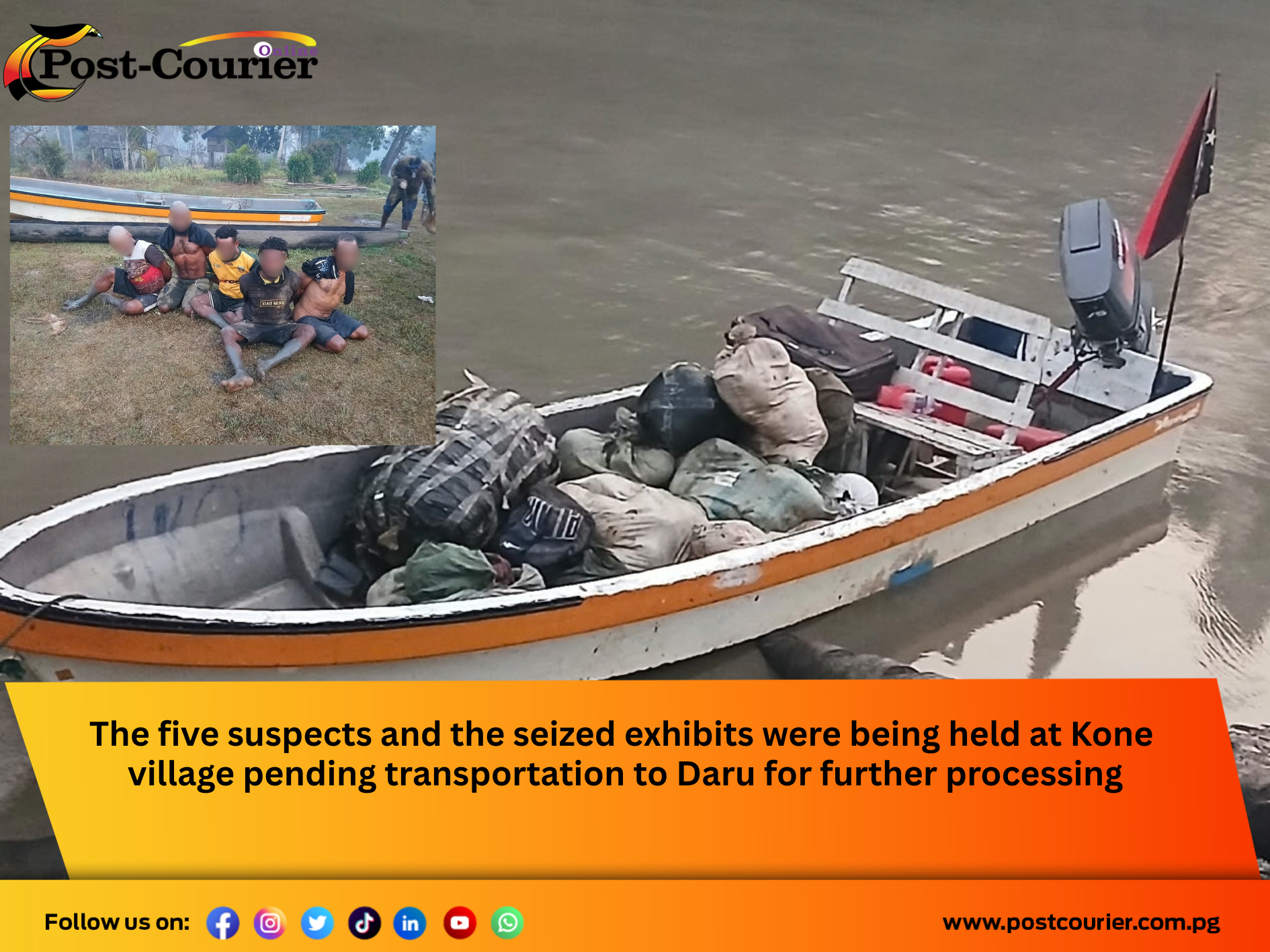 500kg marijuana haul seized in Fly River raid