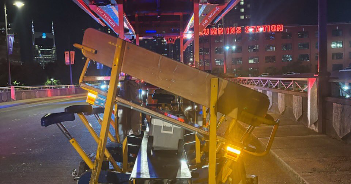 9 injured after car rear ends pedal tavern: MNPD