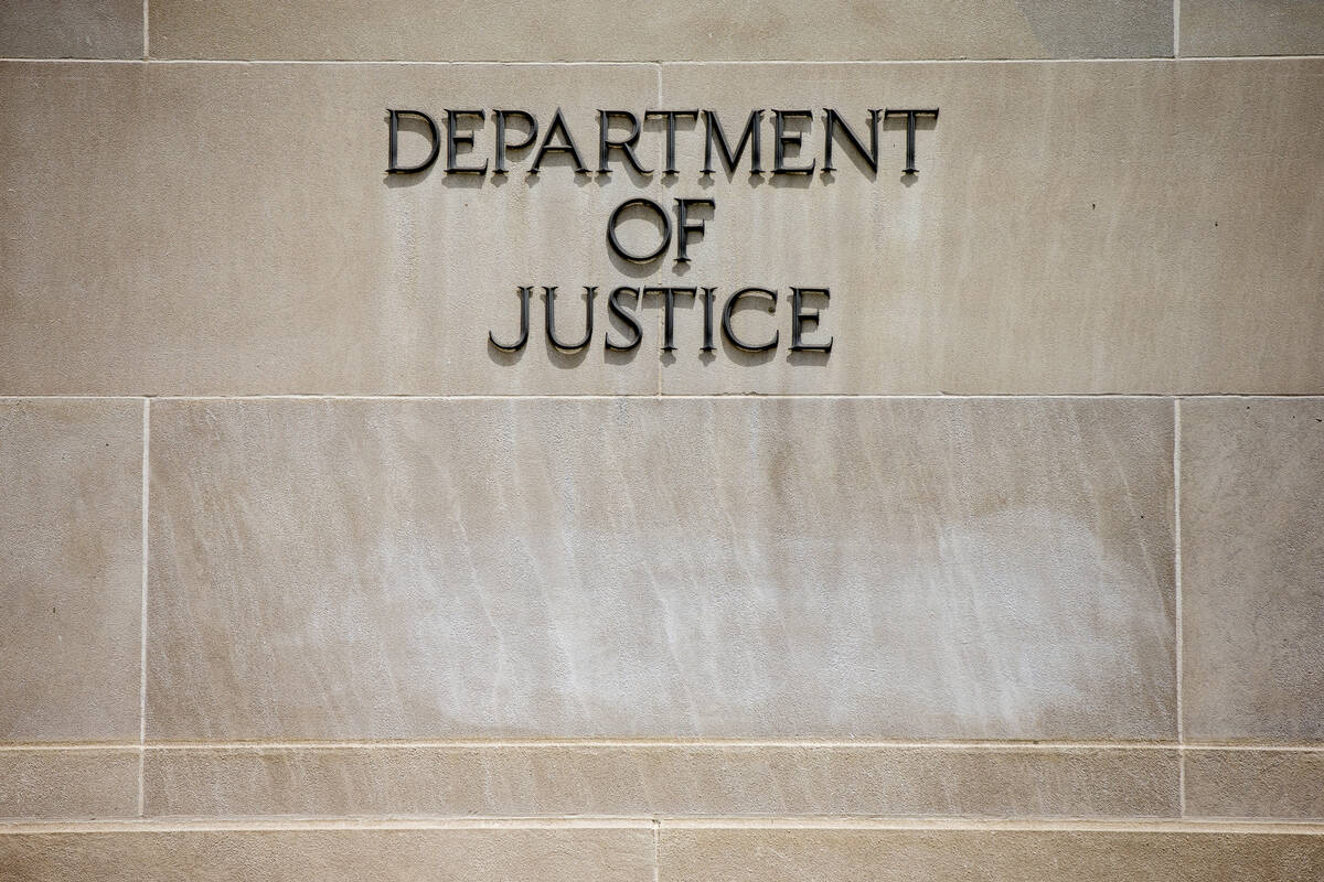 The Justice Department Building in Washington. (AP Photo/Andrew Harnik)