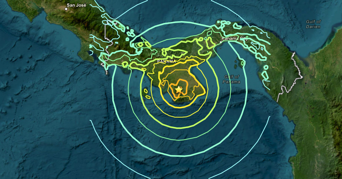 A magnitude 7.7 earthquake rocks Panama