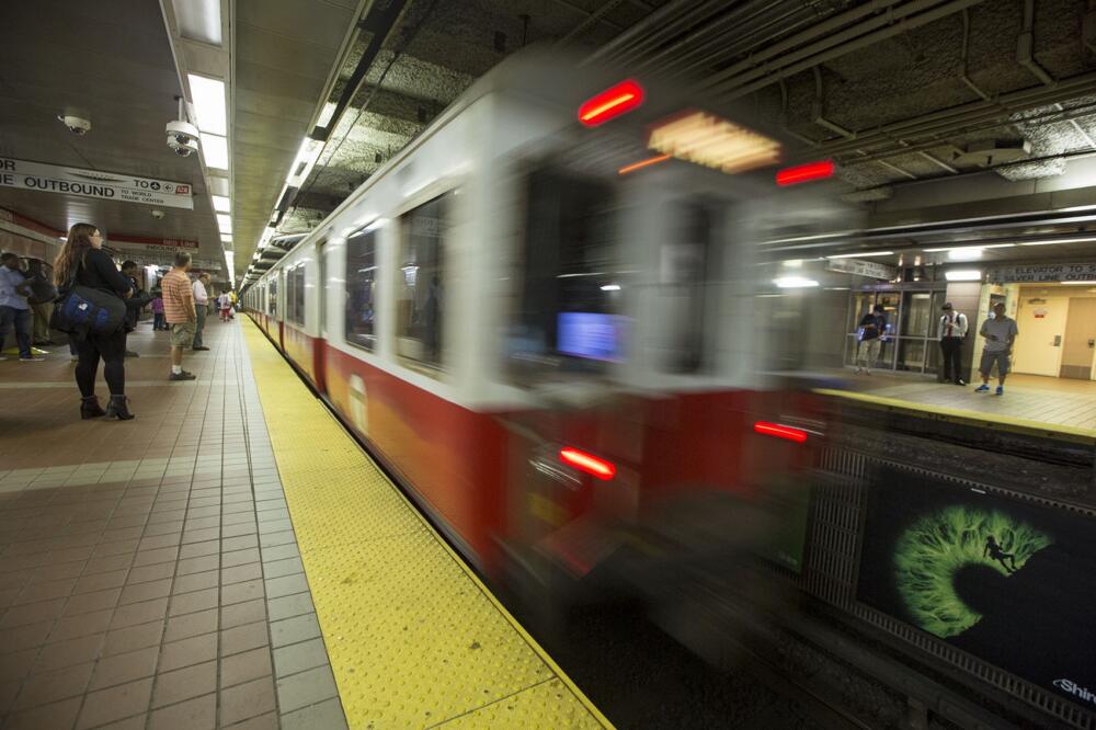 An ad Next Chapter Boston sought to run on the MBTA system, saying "BPS IS FAILING HER" and "In Boston Public Schools, 70% of third graders can't read or do math at grade level. We can fix it, together." (Courtesy Next Chapter Boston via SHNS)