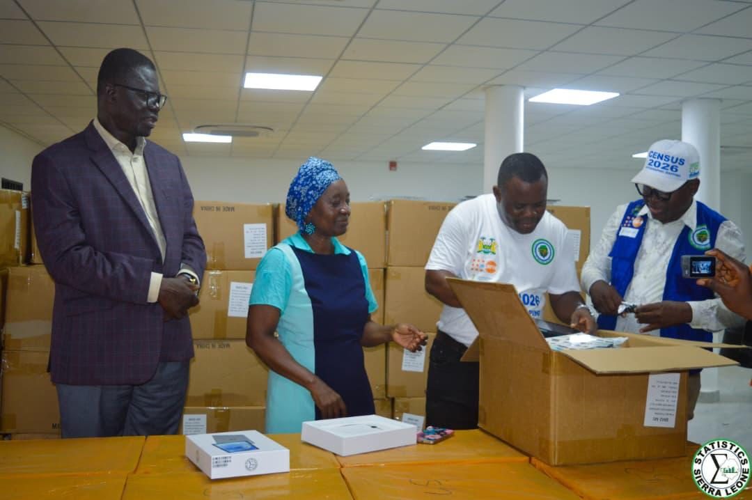 Ahead of December Enumeration, Stats SL Receives 25,000 Digital Census Tablets