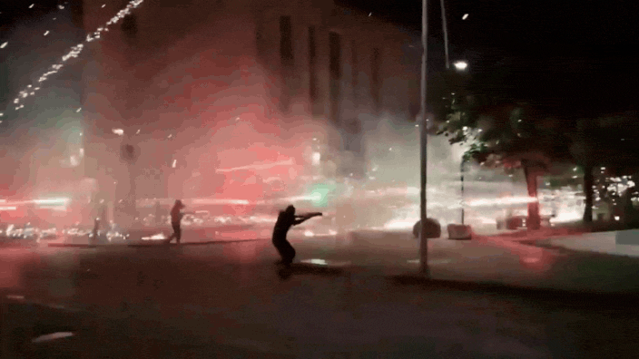 Albania Protests: Watch: Protesters launch fireworks at police as fiery clashes take place in Albania