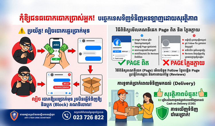 Anti-Cybercrime Department warns against online shopping scams and fake sales pages