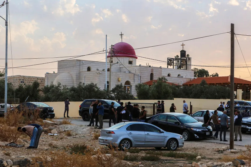 At least 8 people killed in unprecedented shooting at church in Jordan