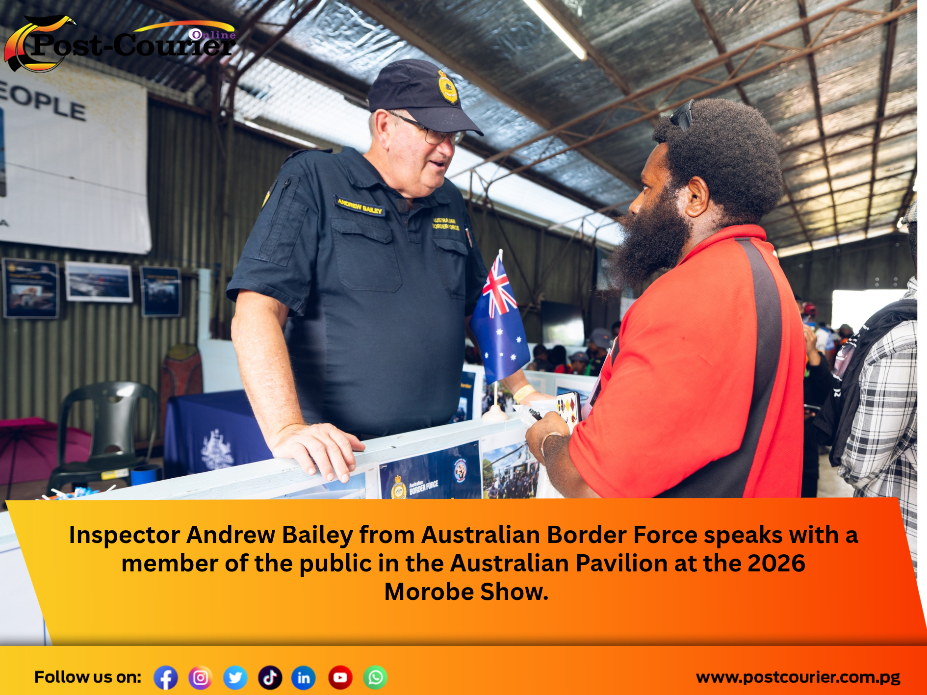 Australian Pavilion showcases strength of the PNG-Australia Partnership at Morobe Show