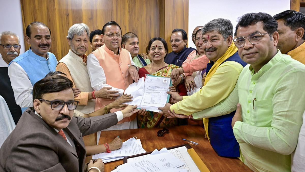 BJP’s Dinesh Arya files Rajya Sabha nomination; eyes regional, caste balance in Uttarakhand