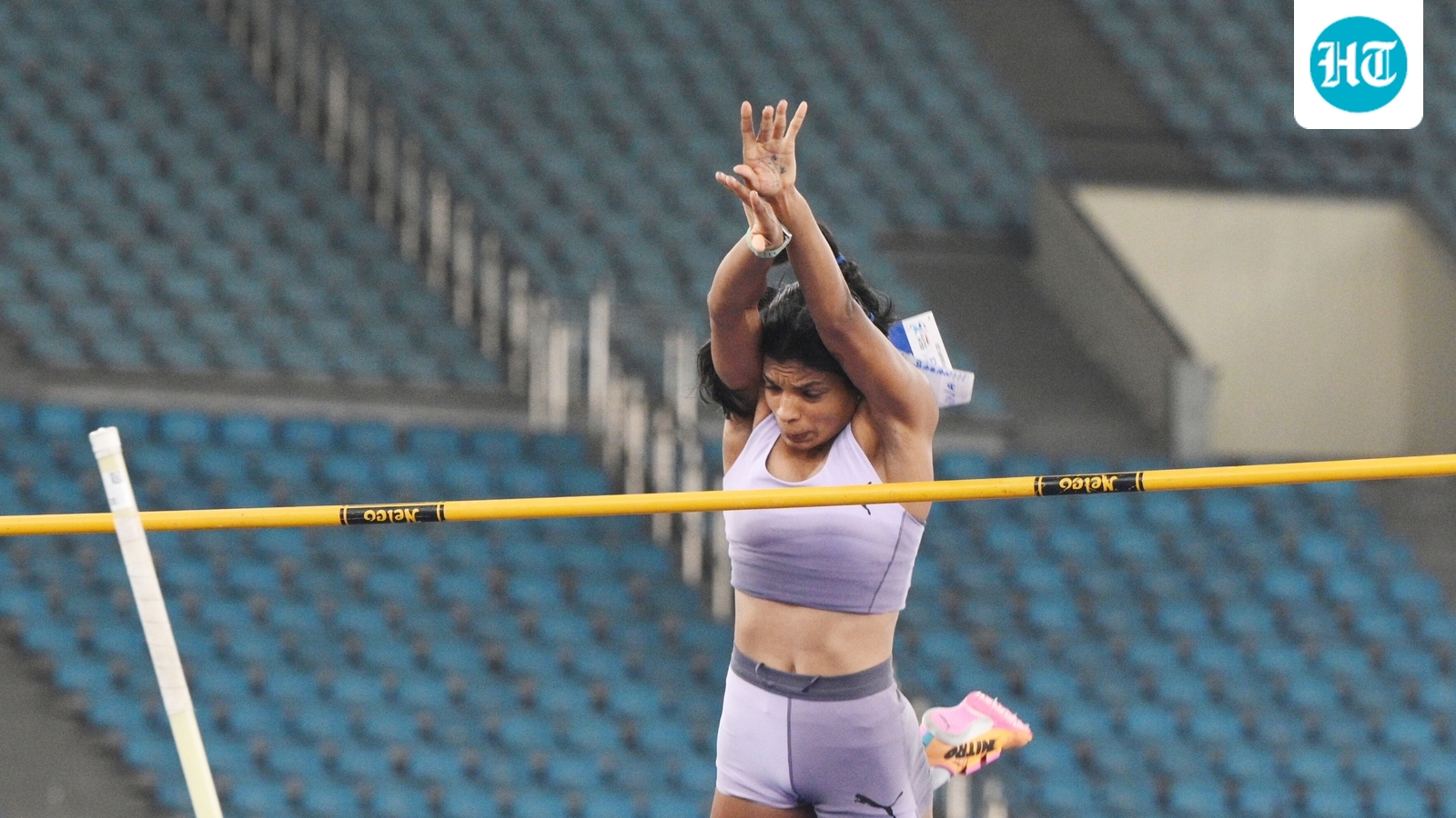 Baranica wins pole vault, Mubassina pips Shaili in long jump