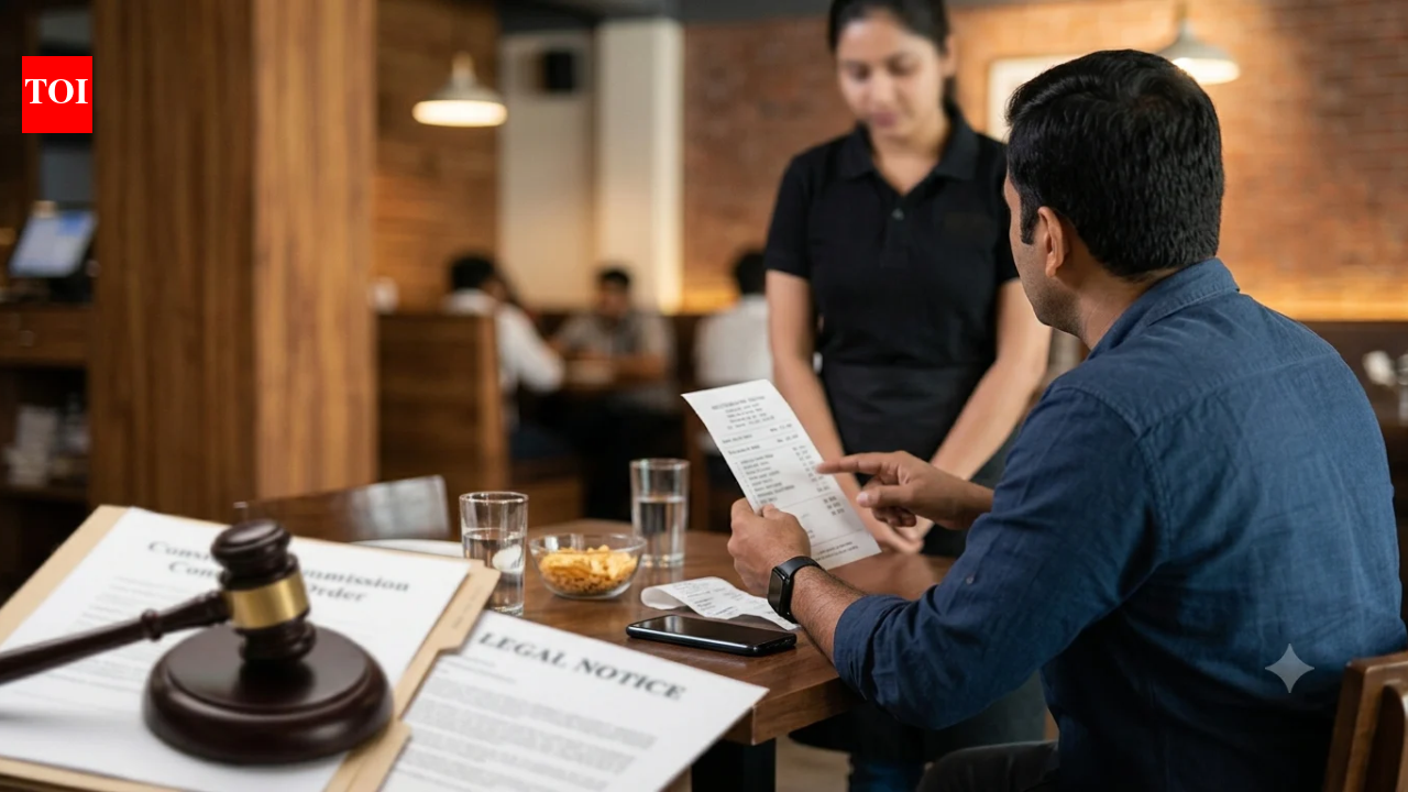 Bengaluru customer objected to Rs 128 service charge at pub, was told it was mandatory; consumer court orders refund with Rs 3,000 compensation