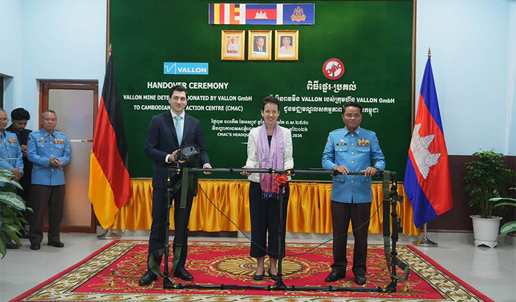 CMAC thanks Germany and Vallon GmbH for continued mine action support