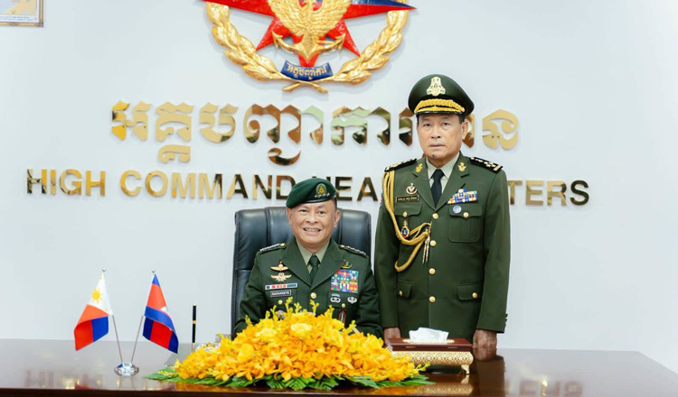 Cambodia, Philippines strengthen military cooperation on security and counterterrorism