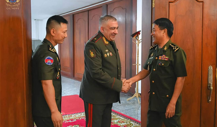 Cambodia, Russia pledge to deepen military cooperation