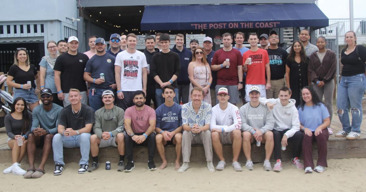 Coasties play cornhole