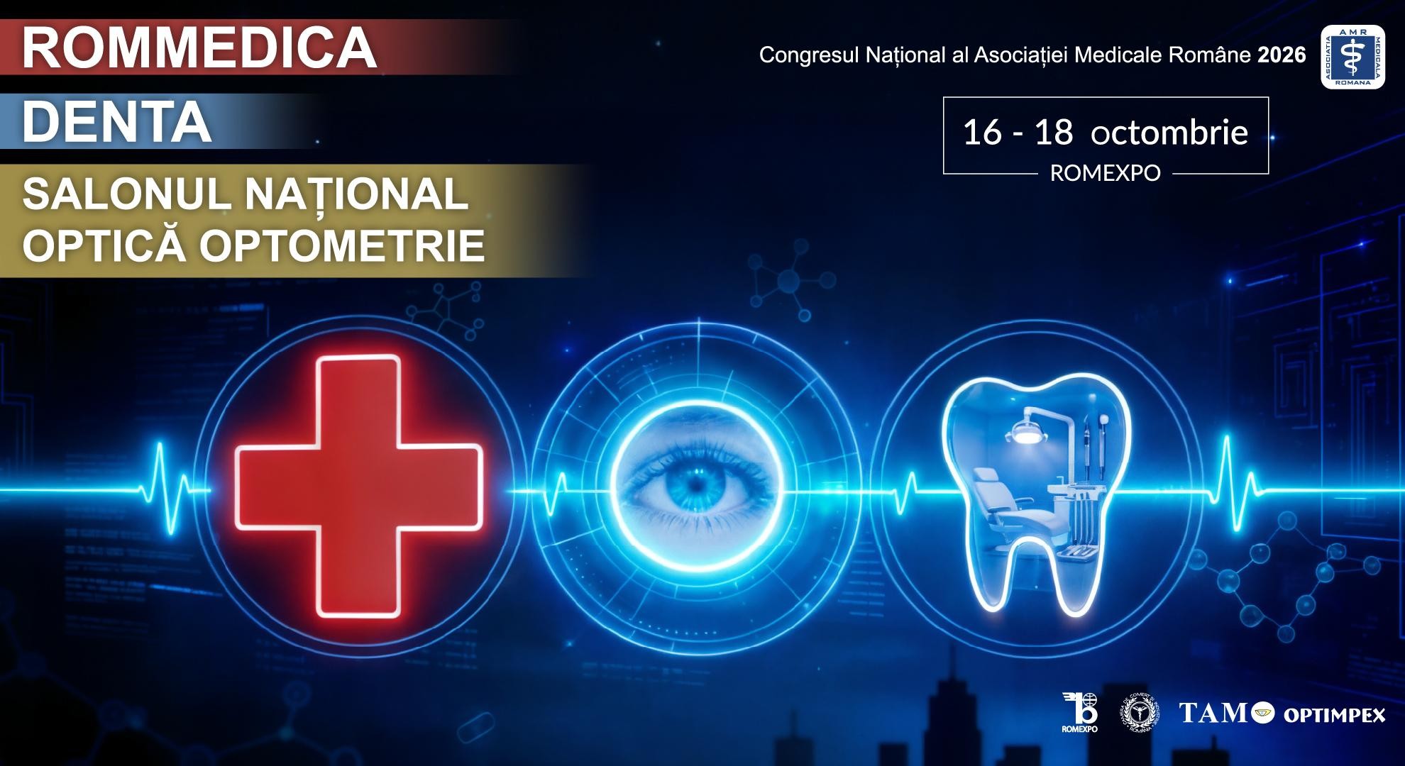 DENTA & ROMMEDICA & SNOO 2026. Three days of exhibitions, conferences, and professional meetings at ROMEXPO