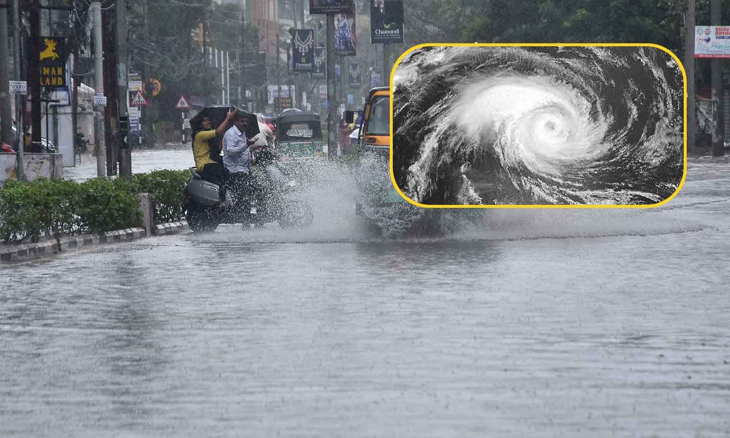 Depression to approach AP today, rains for five days