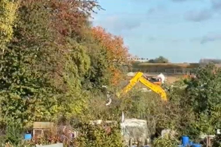 Developers rip out trees near Bolsover to make way for housing scheme