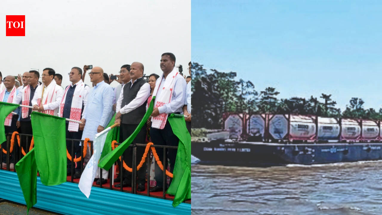 Dibrugarh's river trade returns after 70 years: First post-Independence cargo from Assam heads to Bangladesh | India News