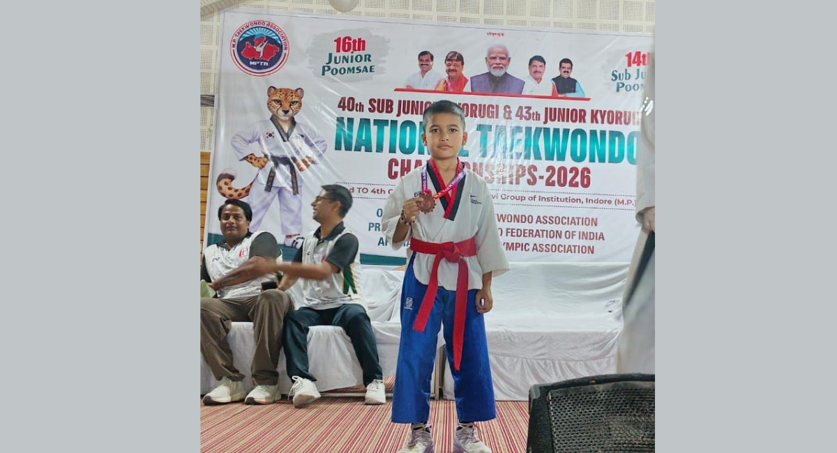 Dima Hasao’s Manish Rongmai wins bronze at National Taekwondo Championship 2026