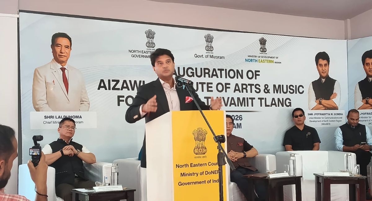 DoNER Minister Scindia launches 10 development projects worth Rs 331 crore