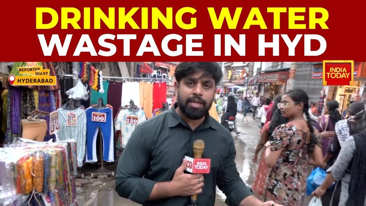 Drinking Water Wastage, Inaction at Sultan Bazar Under Metro Pillars