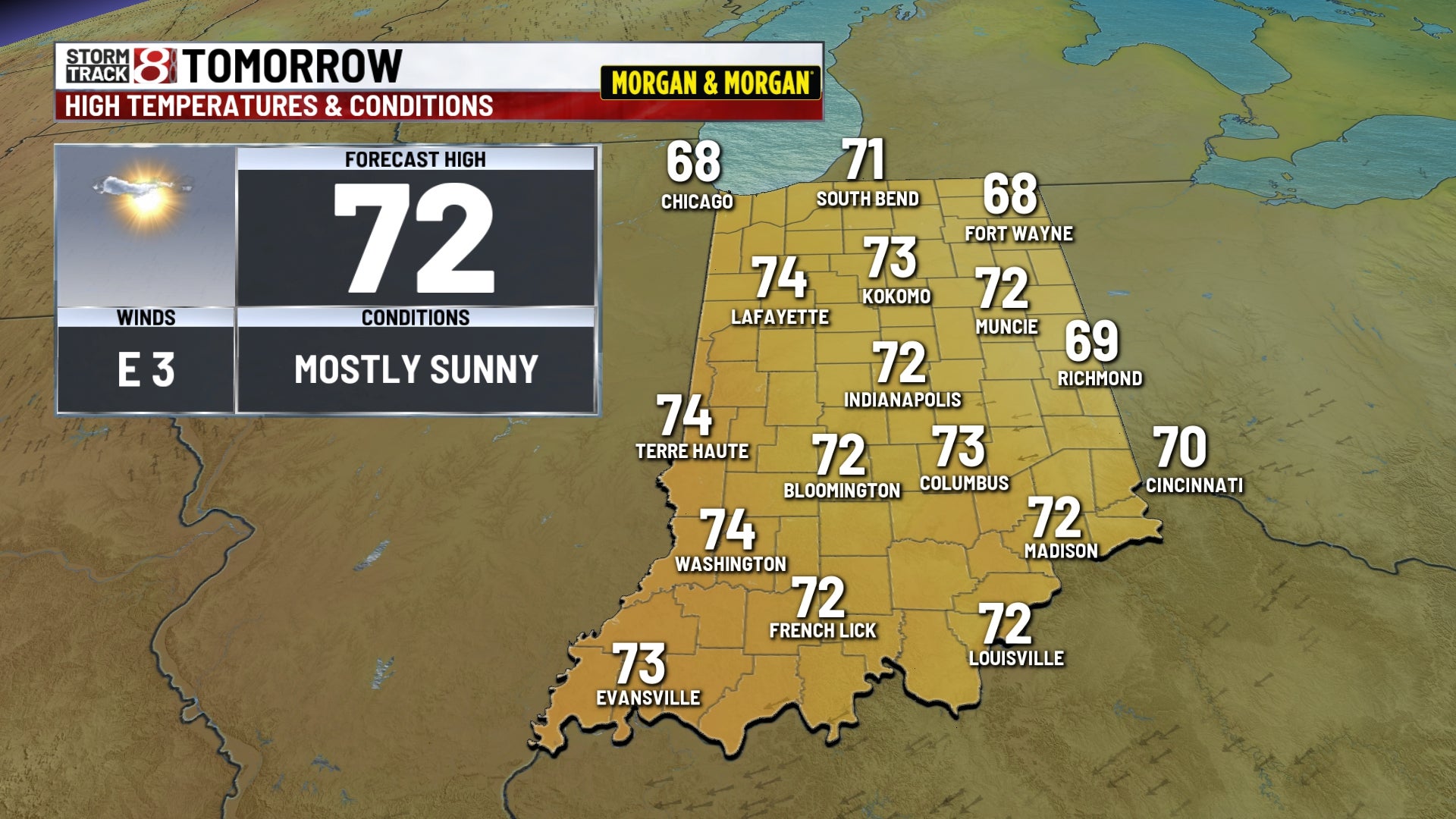 Fabulous fall weather sticks around into next week