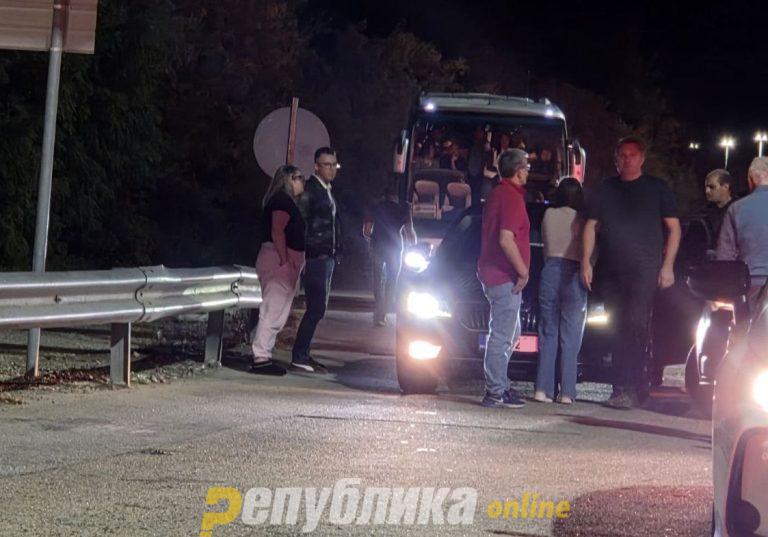 Fight over long queues at the Gevgelija border crossing