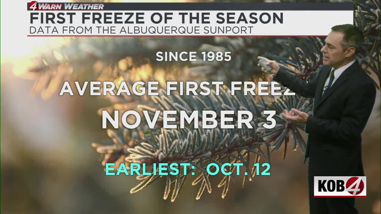 Freeze warning issued Friday night for much of New Mexico