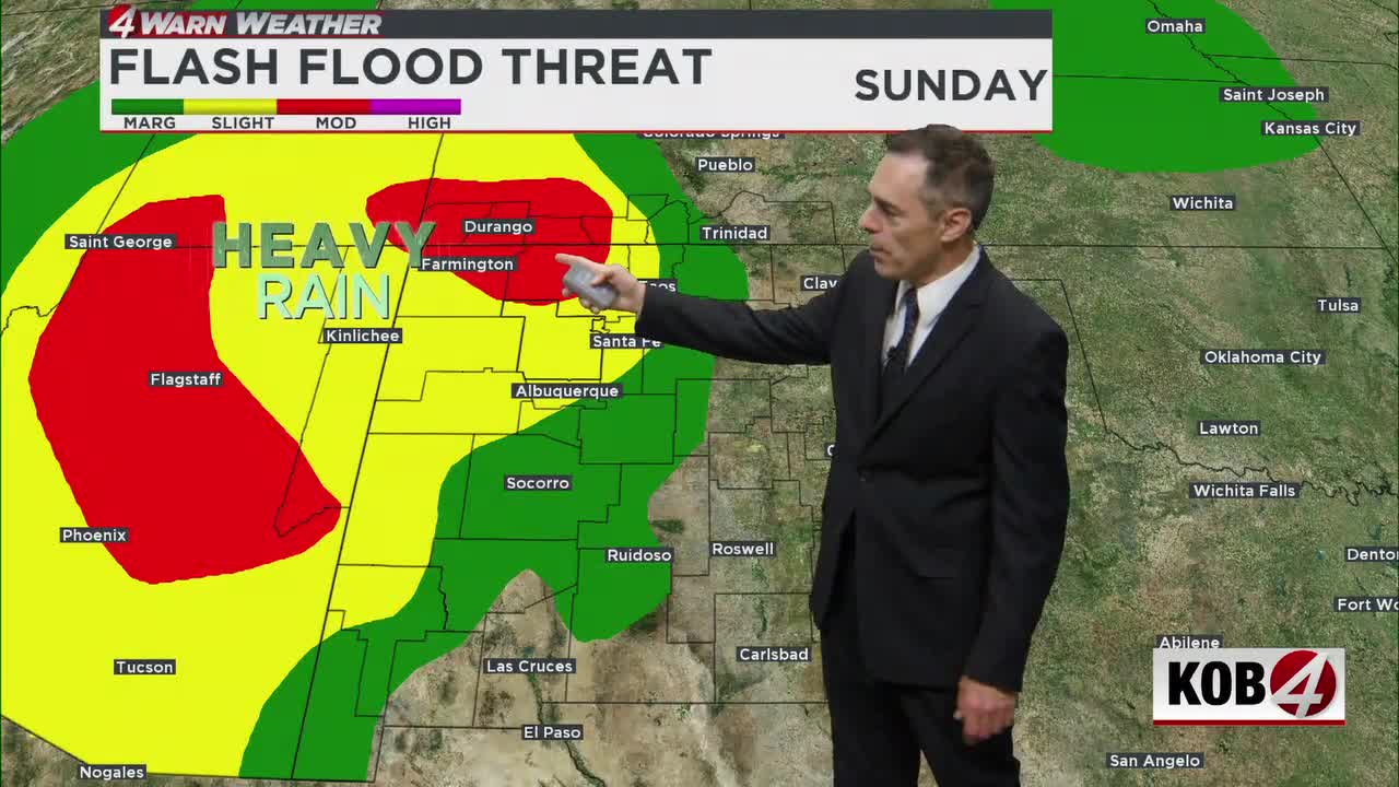 Friday evening forecast: Flooding threat could return Sunday
