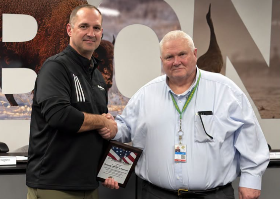 Gibbon soon retired captain awarded key to the city in recognition of 47 years of service