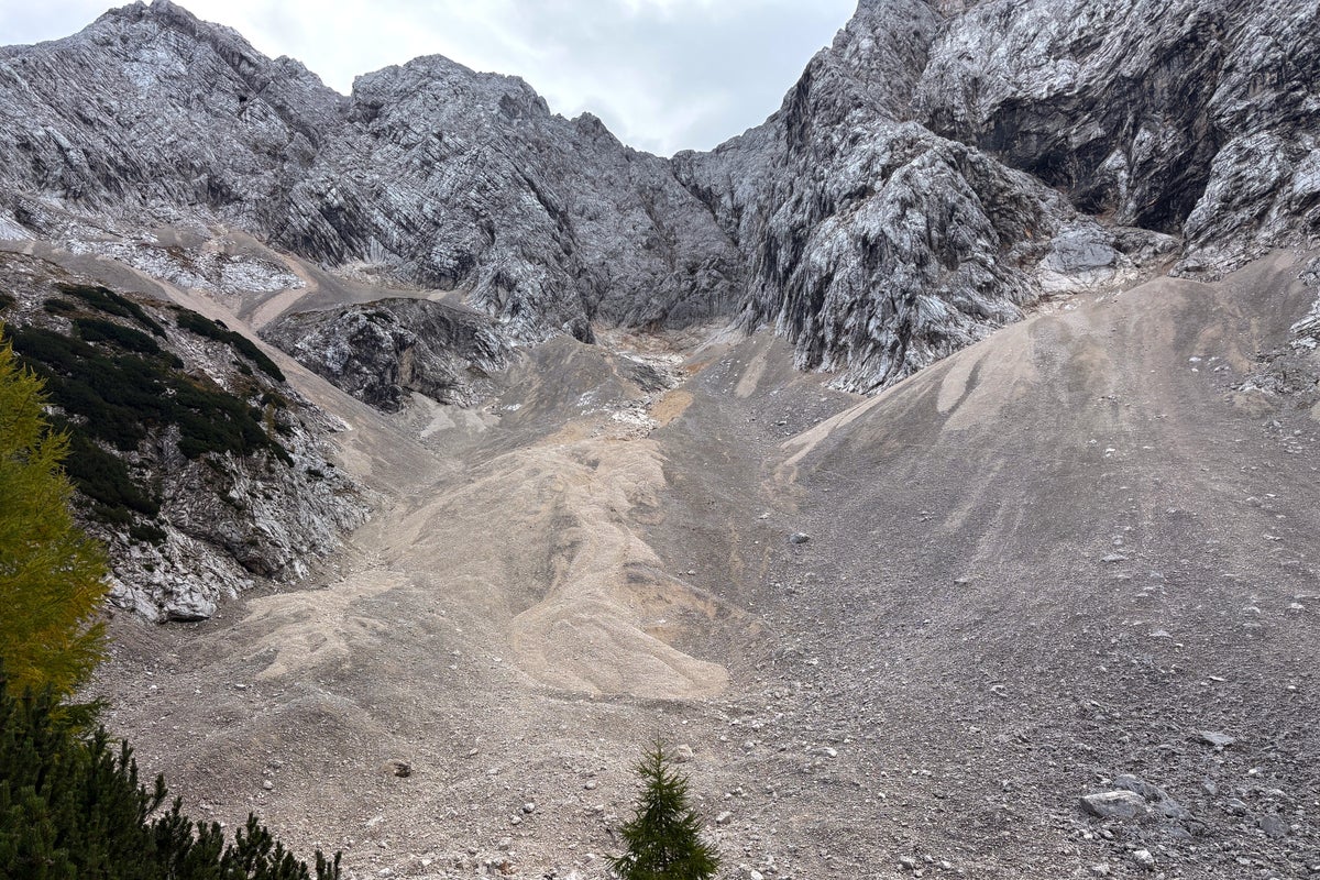 Heat, scarce snow melting away Slovenia's Alpine glaciers. One is still standing